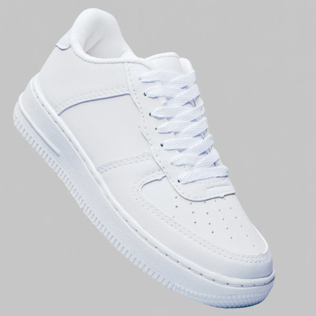 Classic All-White Urban Sneakers