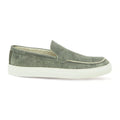 Men’s Gray Suede Leather Loafers